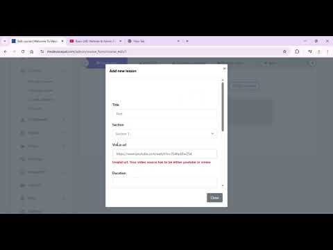 Learning Management System (LMS) Setup Part 2