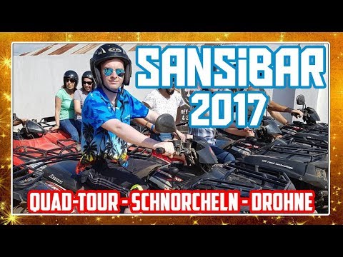 Domtendo auf SANSIBAR (Tansania, Afrika) in Kiwengwa - Quad-Tour, Schnorcheln & Drohne in 4K
