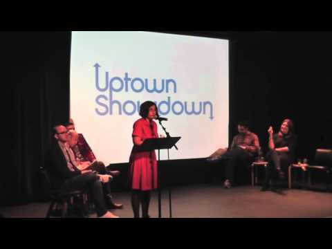 Negin Farsad at Uptown Showdown- Indoorsy People vs. Outdoorsy People
