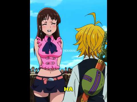 🔴 "Diana le da su merecido a Meliodas por no reconocerla" 😅 #edit #meliodas #diana #shorts