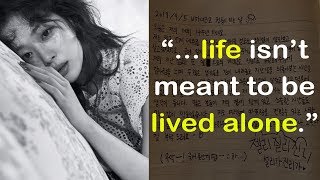 Sulli’s Final Letter Explaining Why She Chose To