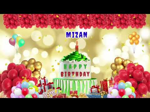 MIZAN Happy Birthday Celebrate - With Song 🎈🎉💐🎂🥂🥳