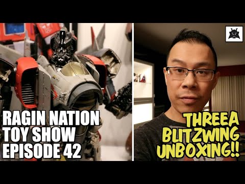Unboxing ThreeA DLX Blitzwing from Bumblee and First Impressions - [RAGIN NATION TOY SHOW #42]