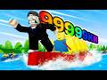 0 To 1 Trillion By FARMING AURA In Roblox Kayak