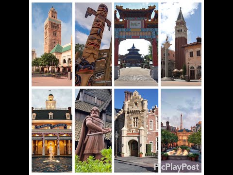 Mega EPCOT World Showcase Musical Walkthrough with Illuminations Finale - 8 Hour Music Loop