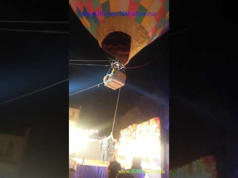 Hot air balloon wedding entry concept puranpur, up