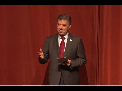 Presidente Santos en aniversario Teatro Mayor Julio Mario Santo Domingo - 26/05/2015