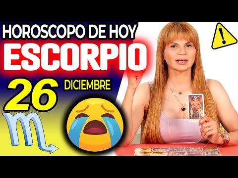 ESCORPIO ♏LLORE CON TU LECTURA❗️😭🔮EL KARMA TE PAGA💎 Horóscopo De Hoy 26 De Diciembre 2025 | Mhoni