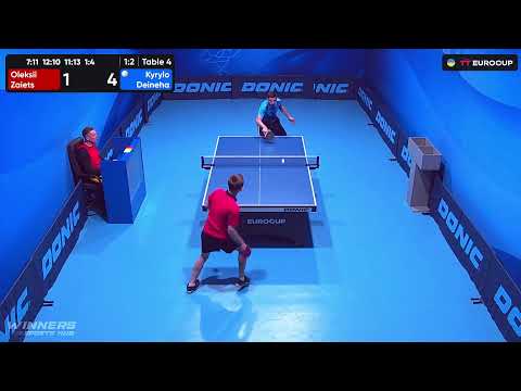 11:10 Oleksii Zaiets - Kyrylo Deineha 03.09.2023 TT Euro.Cup Ukraine  Professional.Table 4