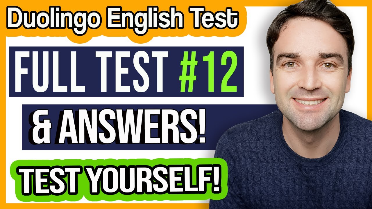 Duolingo English Test Practice! Full Test #12