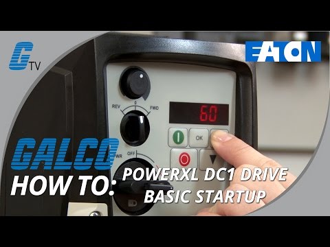 Eaton's PowerXL DC1 Drive Startup Process