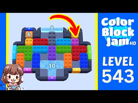 Color Block Jam Level 543 Solution Walkthrough
