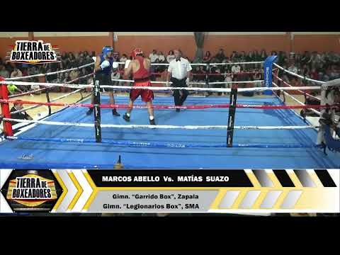 5°  PELEA  MARCOS ABELLO  Vs   MATÍAS  SUAZO   Eliminatorias Provinciales  Piedra del Aguila