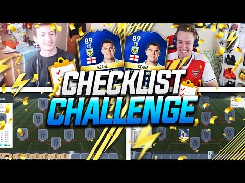 THE WORST CHECKLIST CHALLENGE EVER VS REEV!! TOTS KEANE TIME!!