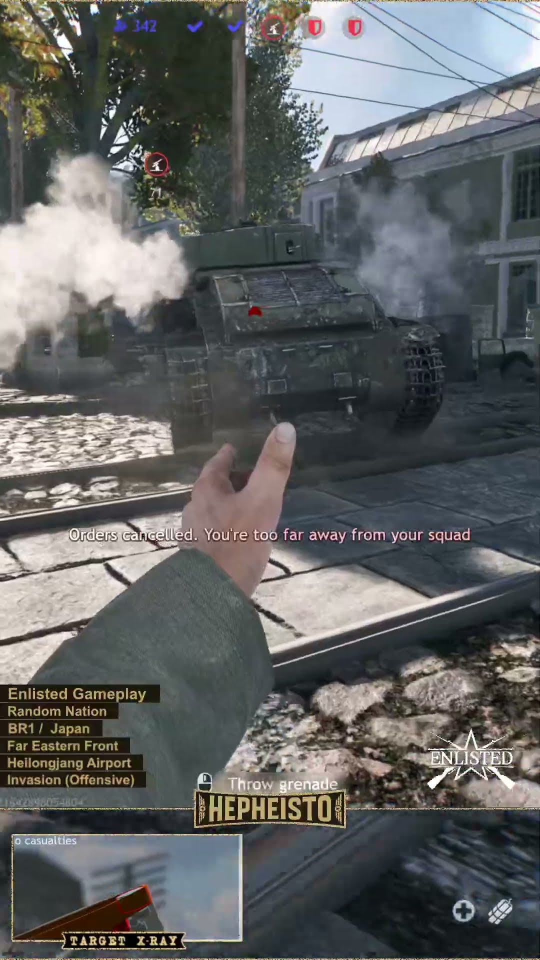 Engineer eliminates Tank T-28E with Explosion Pack