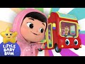 Driving My Car Wheels On The BUS Songs Nursery Rhymes For Kids