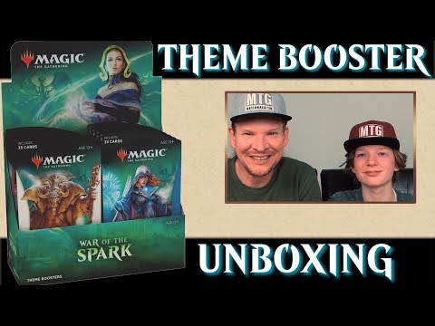 Unboxing Krieg der Funken Theme Booster Magic the Gathering deutsch MTG War of the Spark Trader 2019