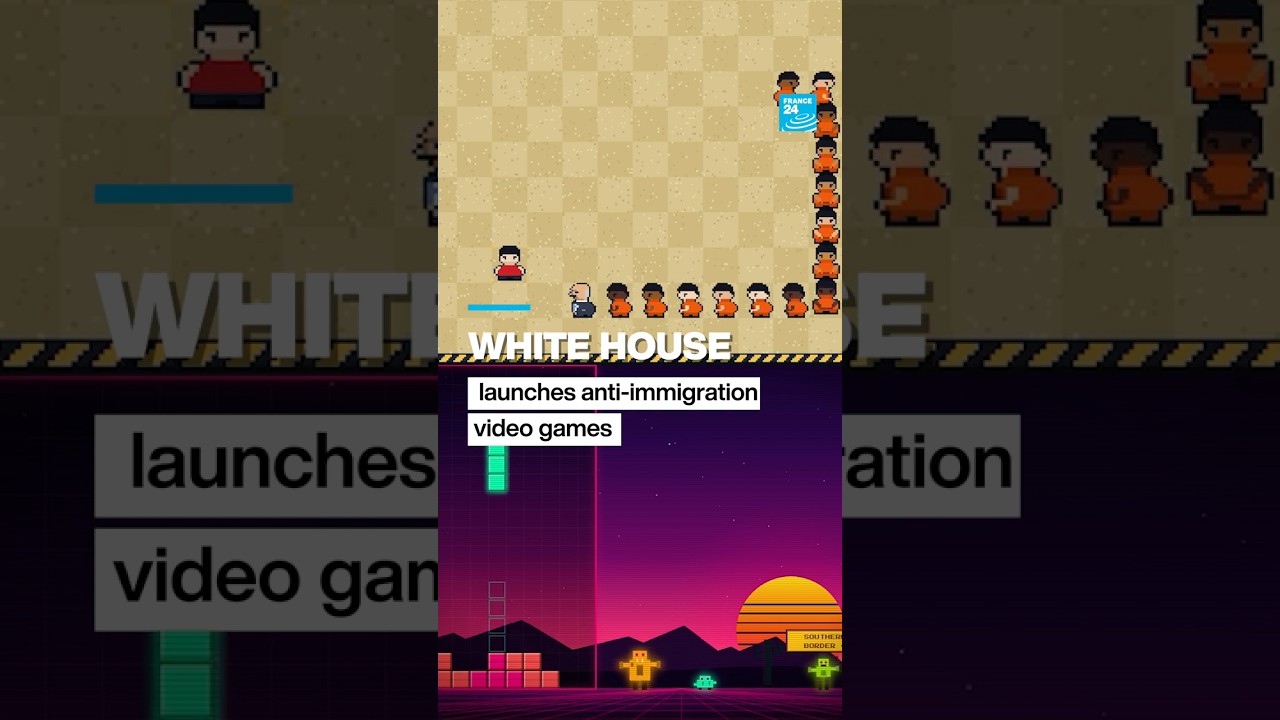 Trump administration unveils anti-immigration video games • FRANCE 24 English