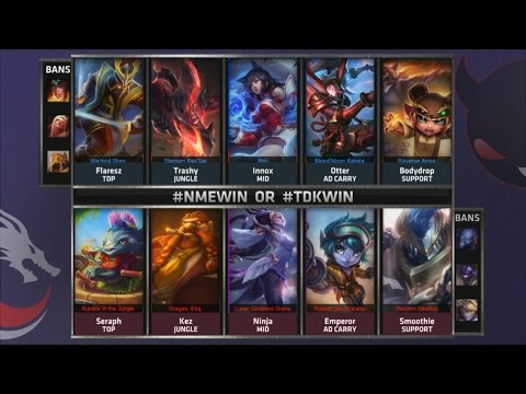 NME vs TDK Game 2 Highlights - ENEMY ESPORTS vs TEAM DRAGON KNIGHTS - Week 6 NA LCS SUMMER 2015