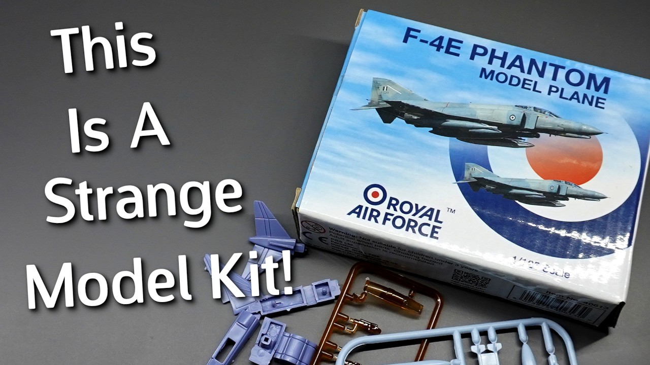 This Is A Bit Weird! RAF F-4E Phantom Plastic Model Kit - Unboxing Review