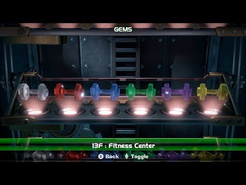 Luigi's Mansion 3 All Gem Locations Floor 13 Fitness Center