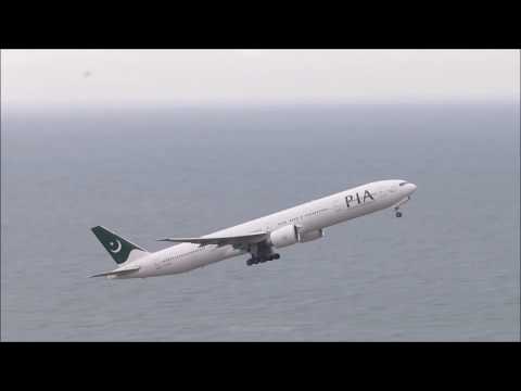 Incredible Takeoff! Pakistan International Airlines (PIA) B777-340(ER) AP-BHV Trabzon Airport!