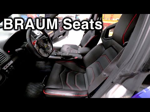 BRAUM Alpha-X Seats Install [Subaru Legacy GT]