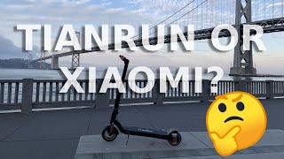 TianRun R3S Electric Commuter Scooter - Budget Escooter vs San Francisco Hills