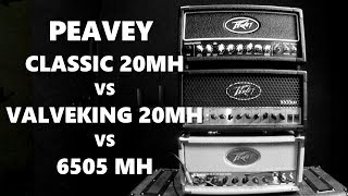 Video thumbnail for Peavey Classic 20MH vs Peavey Valveking 20MH vs Peavey 6505MH - Peavey Shootout! by The APW