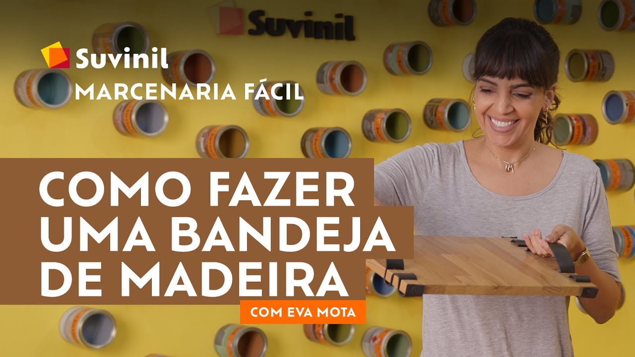 Como fazer uma bandeja de madeira?