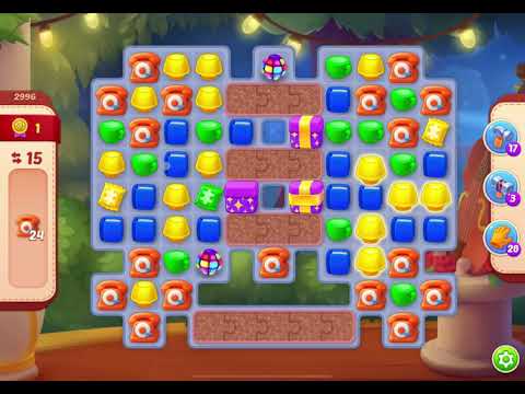 HomeScapes Level 2996 no boosters (16 moves)