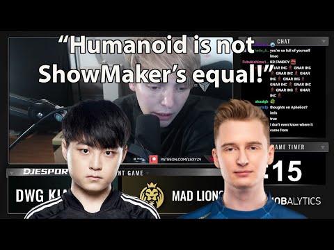LS Compares MAD Humanoid To DK ShowMaker!!!