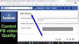 how to change Facebook video quality, Control quality of the video you play on fb from mobile phone