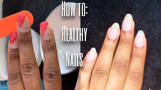 Healthy nails from home How to remove acrylic, gel, and dip powder the safe way