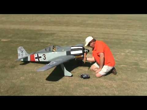 RC Meister FW190A First Flight