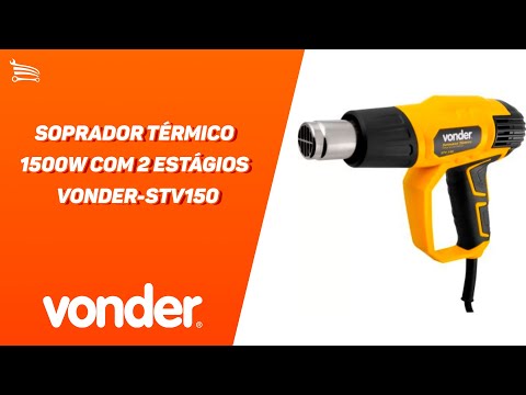 Soprador Térmico Digital STV1800 1700W  com 4 Bocais e Maleta - Video