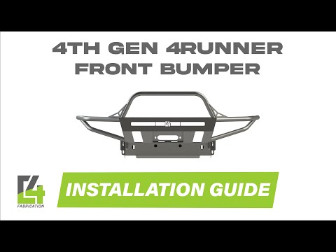 4th Gen 4Runner Front Bumper Installation