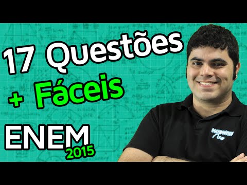 17 Questões de Matemática Mais Fáceis do ENEM 2015