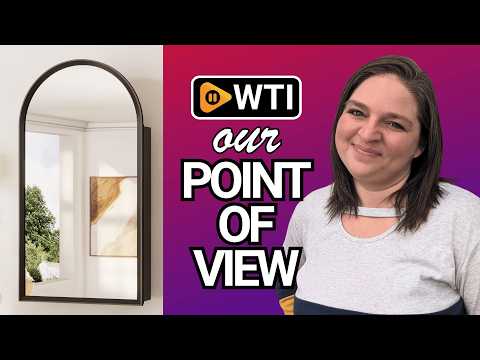 Keonjinn Black Medicine Cabinet with Mirror 16"x30 - WTI product video review