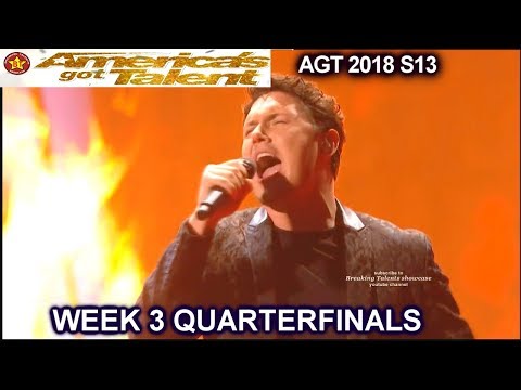 Daniel Emmet Crossover " I Don't want To Miss A Thing" QUARTERFINALS 3 America's Got Talent 2018 AGT