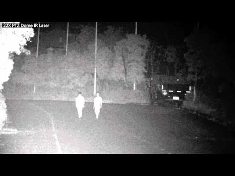 PTZ Dome Camera at Night time (IR distance: 150M)