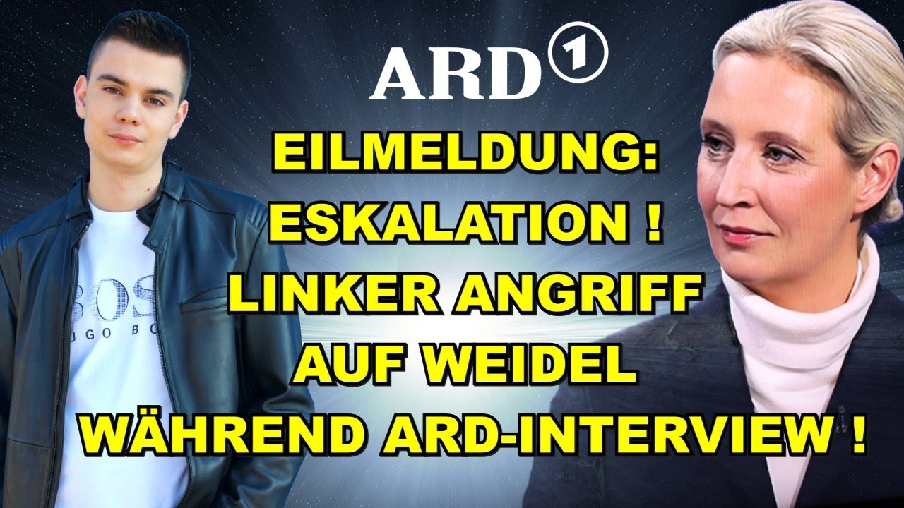 EIL: ANGRIFF AUF WEIDEL BEI ARD-Interview!