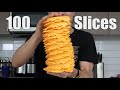 Eating 100 Layers Of Cheese Challenge