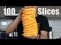 Eating 100 Layers of Cheese Challenge