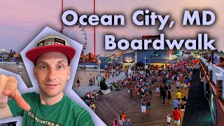 Ocean City, MD Boardwalk -- October
