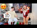 BILL RATES MY HOTTEST CHRISTMAS OUTFITS! *HE'S IN LOVE*