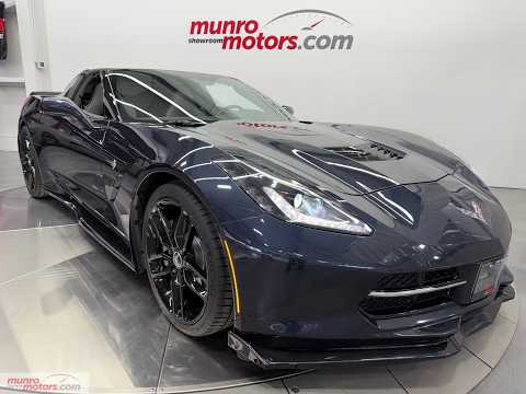 2015 Chevrolet Corvette 2dr Stingray Cpe w/1LT in Blue for sale at Munro Motors in Brantford, ON