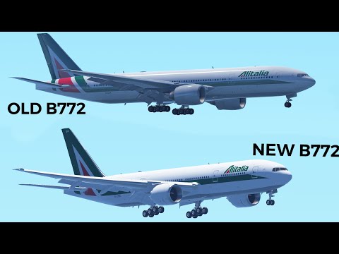 Infinite Flight | Comparison between OLD B772 vs NEW B772 | 1080p60