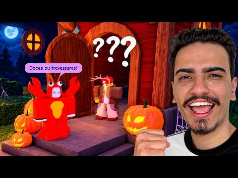 ME FANTASIEI no HALLOWEEN na NOVA ATUALIZAÇÃO do 99 NOITES NA FLORESTA 🎃🕸️