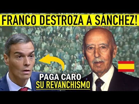 😱Forgotten video of Franco discovered where he responds to Sánchez as if he were right there! Ama...